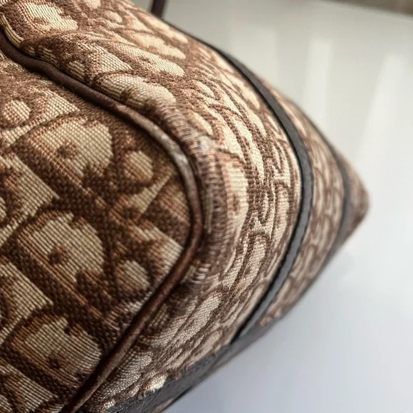 CHRISTIAN DIOR MONOGRAM BROWN VINTAGE TROTTER - Picture 7 of 16